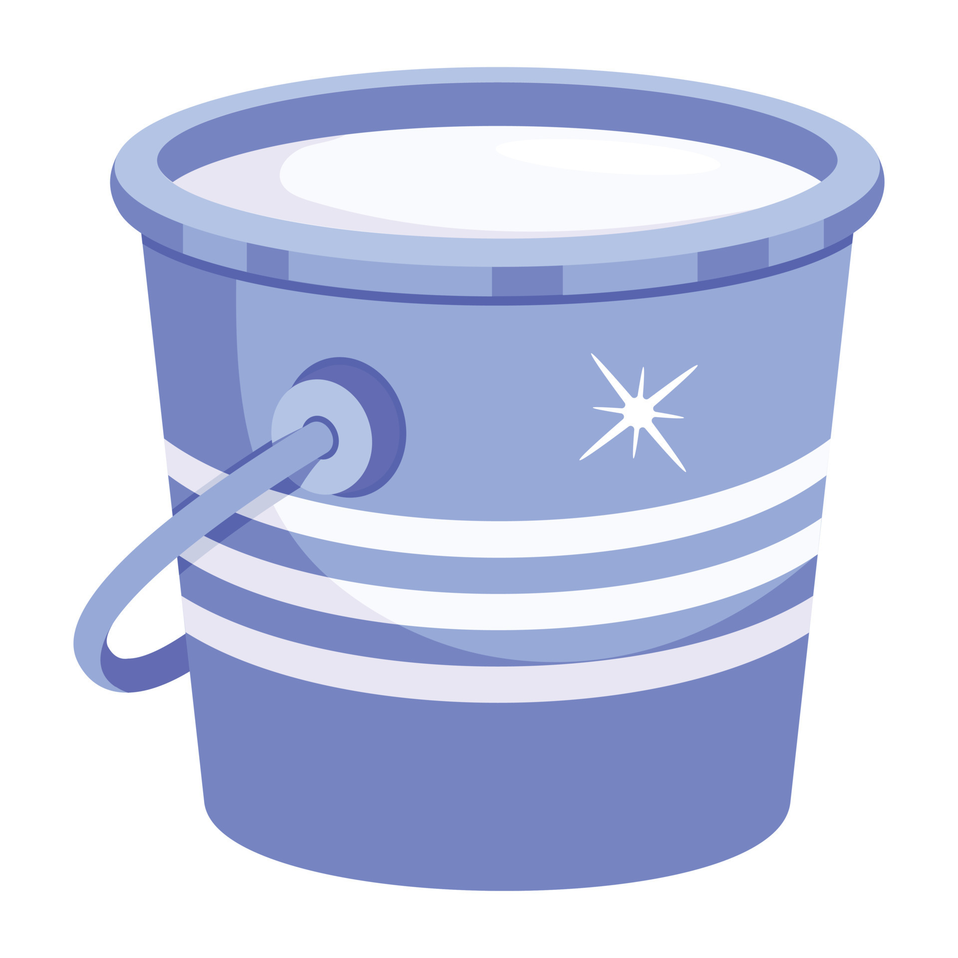 Trendy Milk Bucket 18790969 Vector Art at Vecteezy