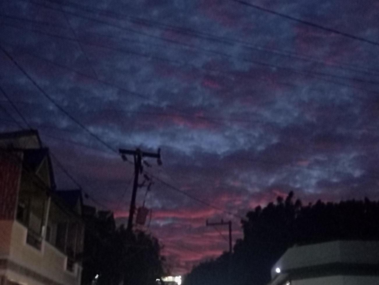 Blue Cloudy Evening photo