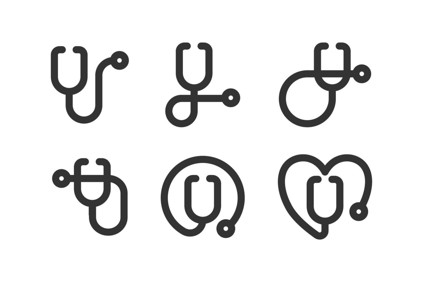 Stethoscope icon. Medicine, medical, health, doctor, care, hospital, and aid. Vector illustration isolated symbol for web and app.