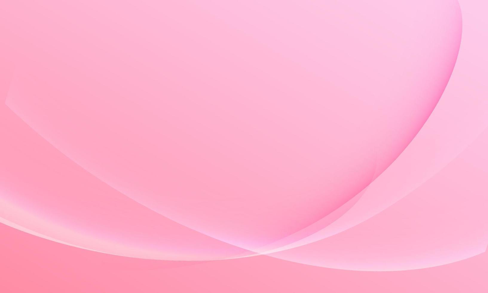 Smooth Wave Background. Vector Illustration. Pink Abstract Vector Background