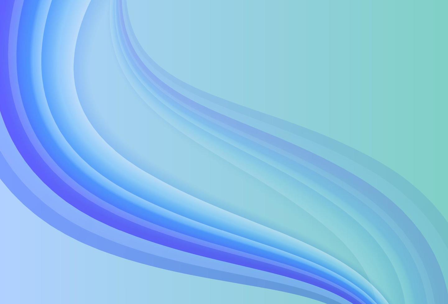 Blue abstract background with lines and wave. Elegant Blue wave dynamic background vector