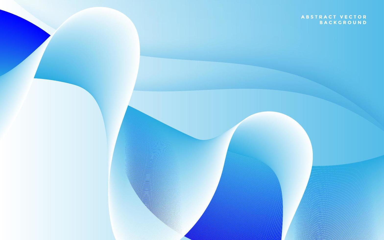 Blue Fluid Gradient background. Blue abstract wave background. Vector Illustration