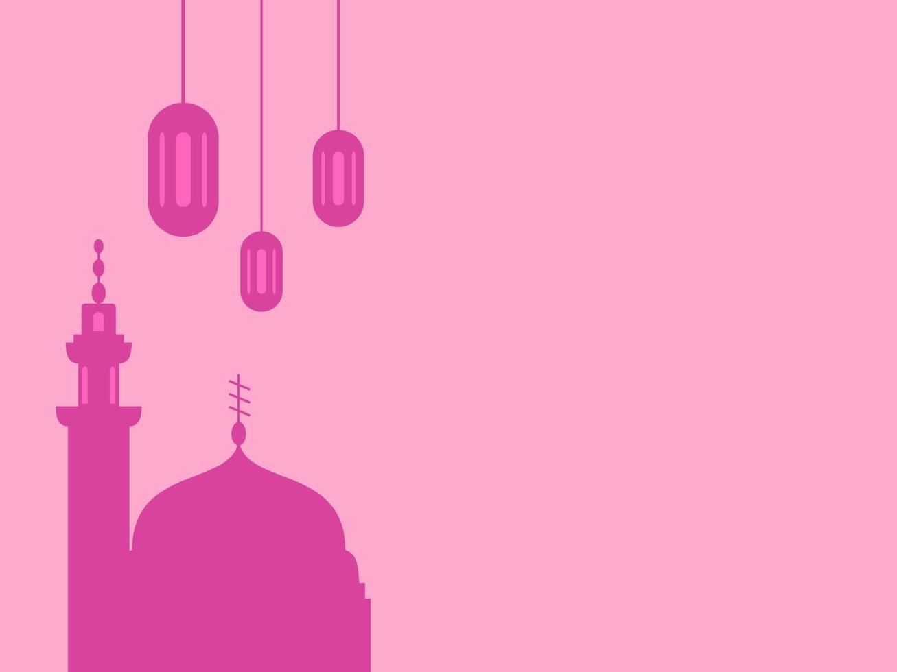 Isra Miraj vector illustration flat design