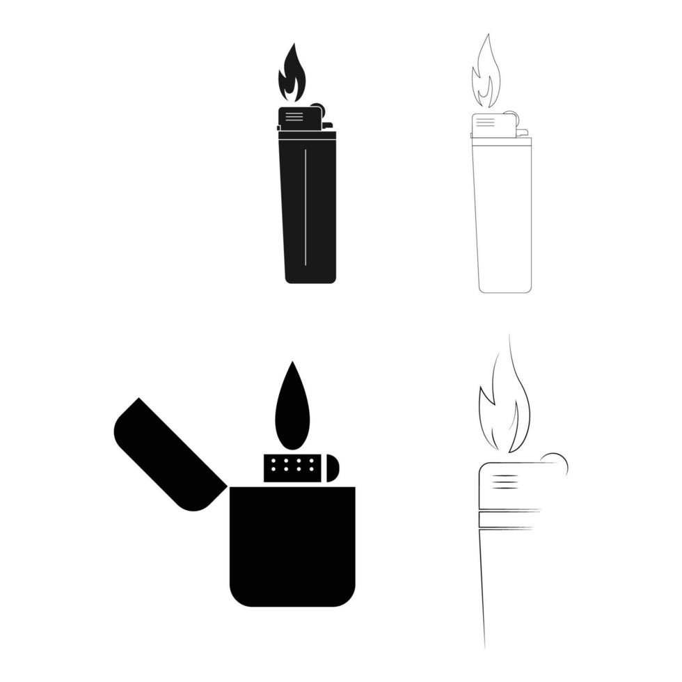 Gas Lighter Icon vector