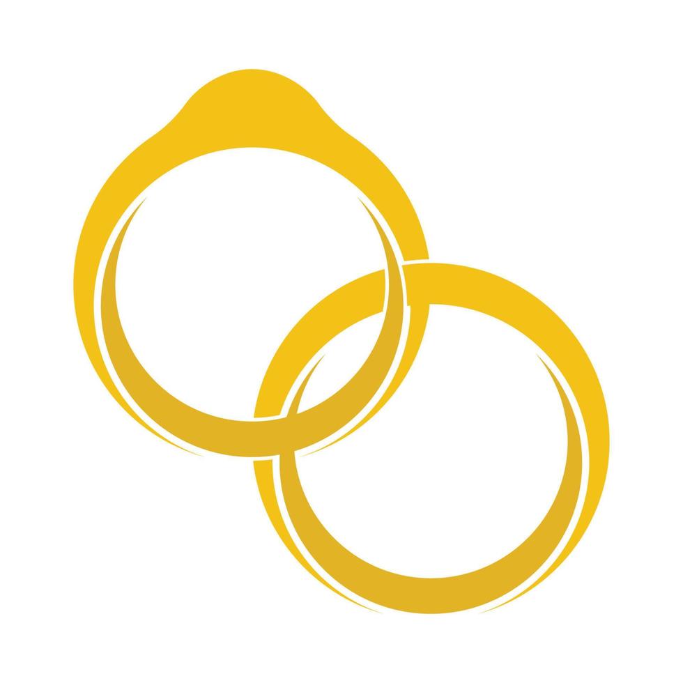 wedding ring icon vector