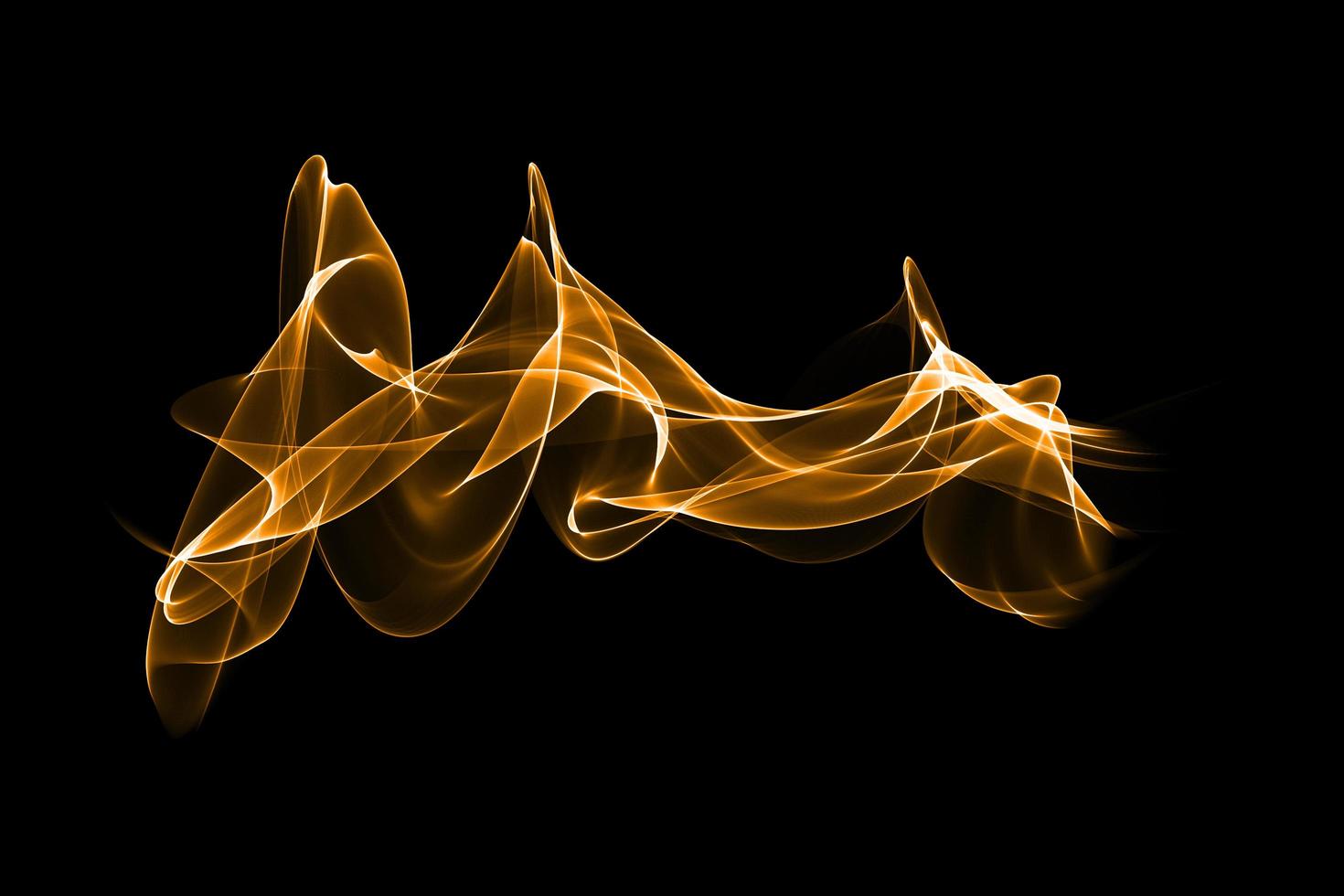 Abstract colored smoke wave isolated background design element photo