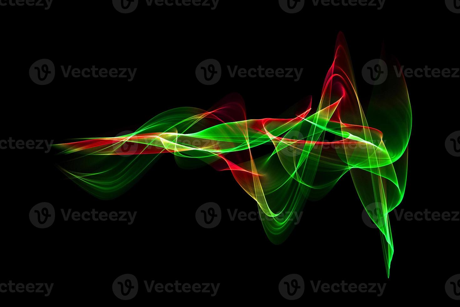 Abstract colorful smoke wave isolated background design element photo