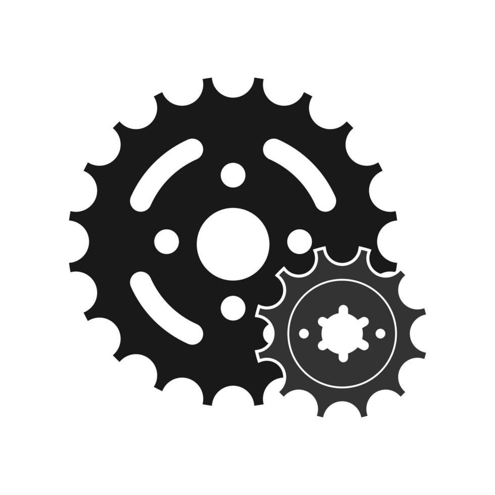 motorbike gear logo vector