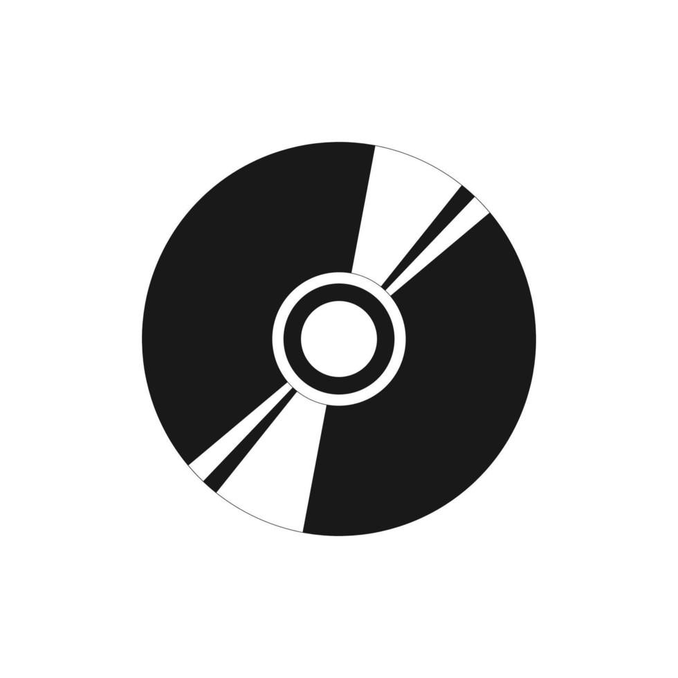 icono de cd o dvd vector