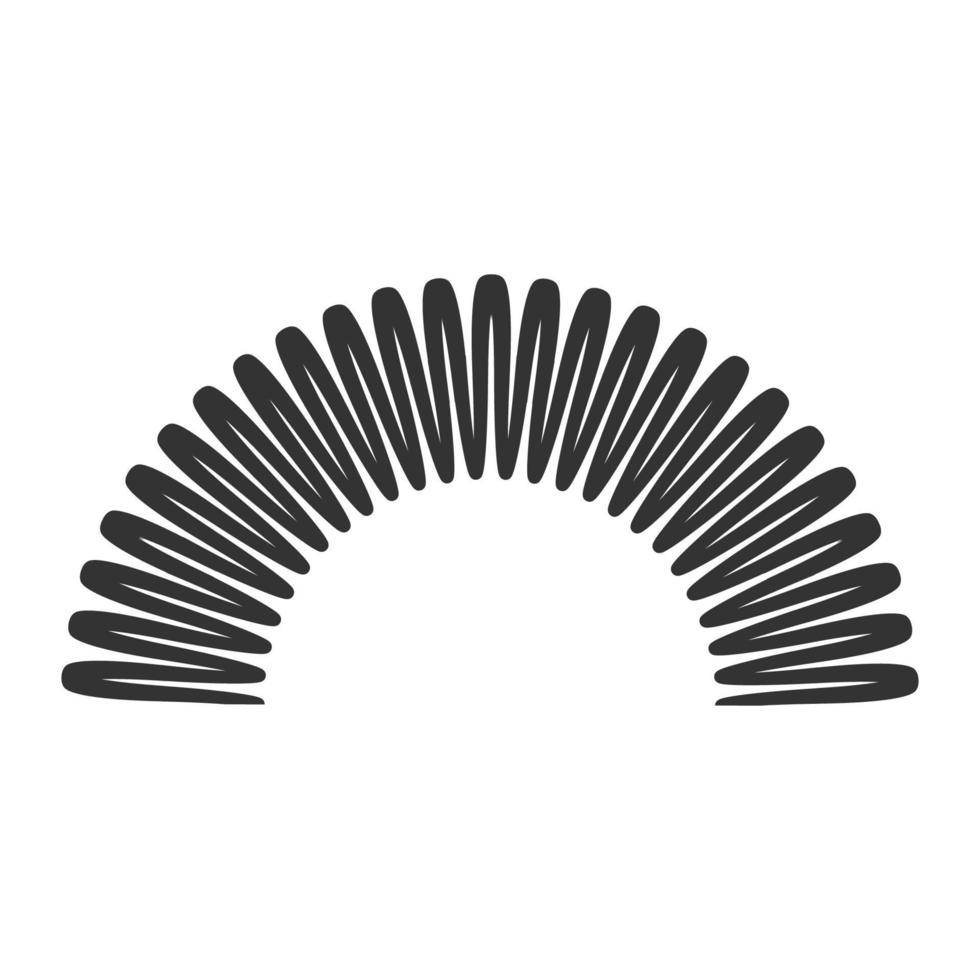 metal spring vector icon