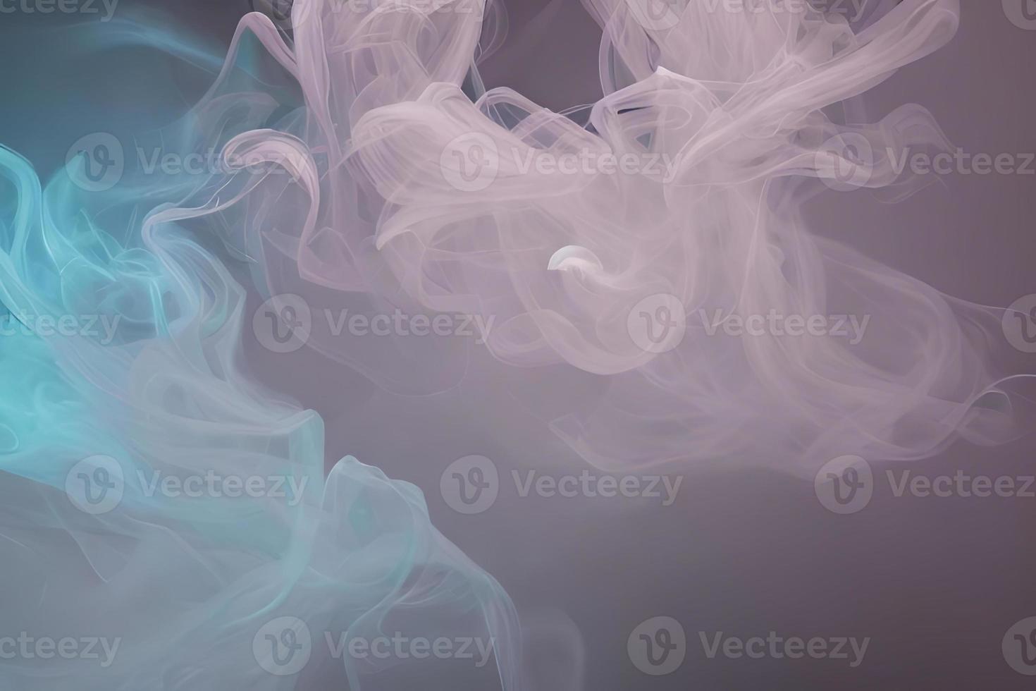 Foggy Smoke on Gradient Background with Shape and Form photo