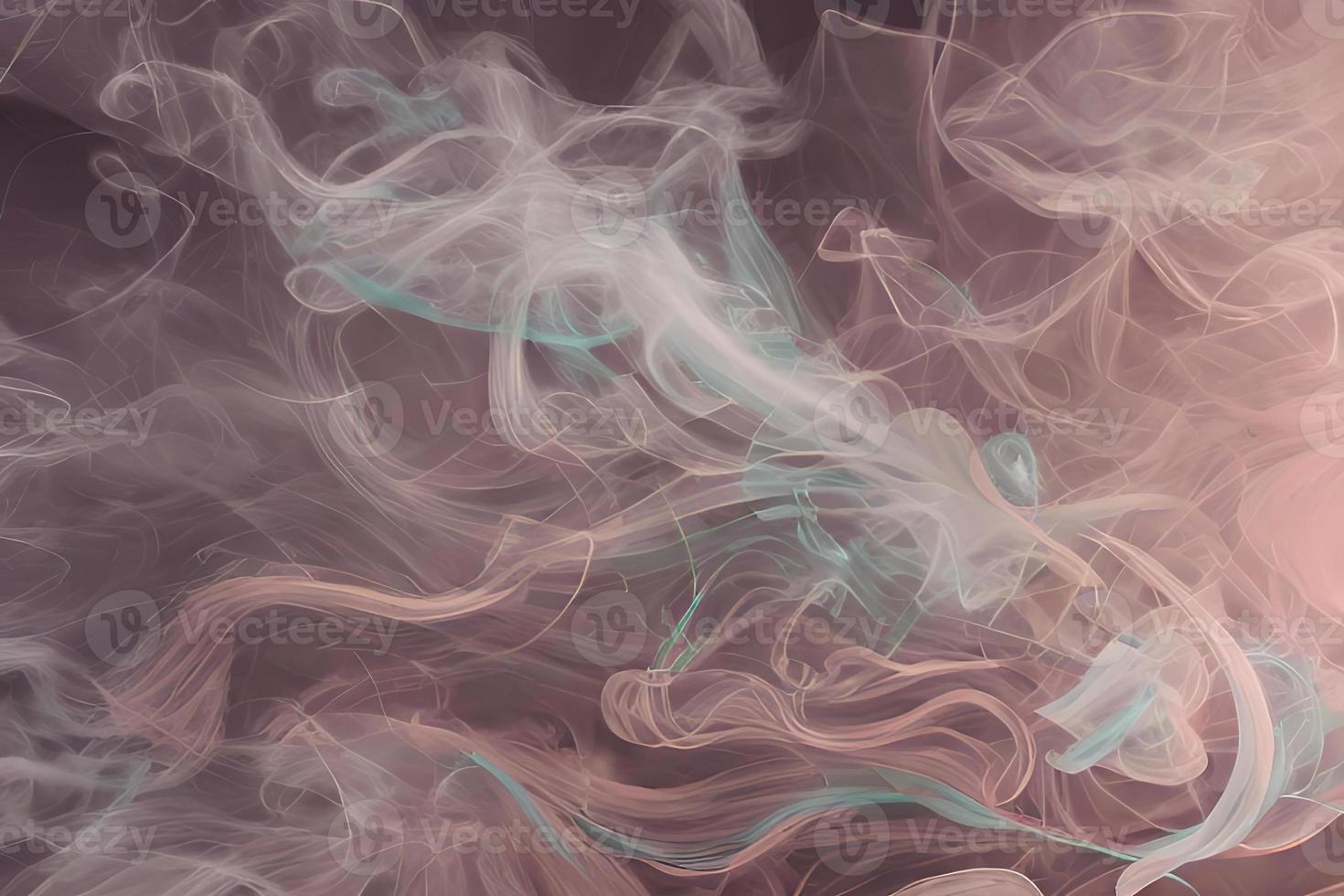 Smoke Mist with Color and Flowing Motion photo