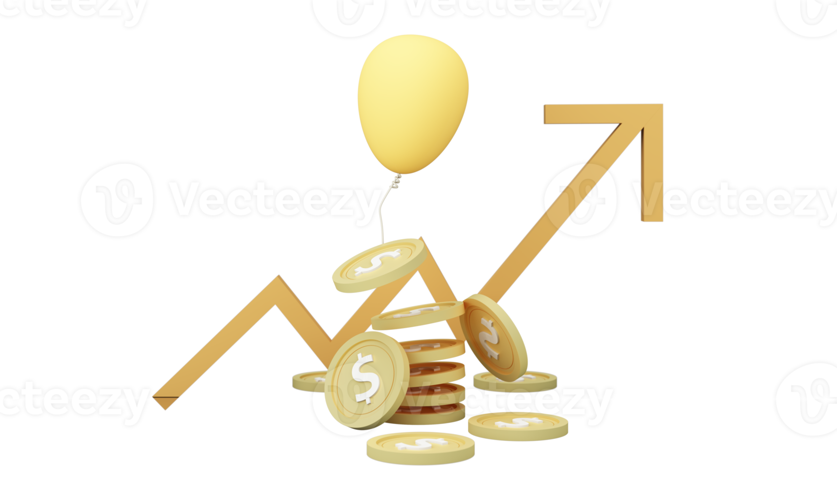 digital valuta guld mynt den är sluten runt om en digital valuta Diagram med barer ljusstake mönster alternerande upp och ner med smartphone skärm på bakgrund. 3d framställa png