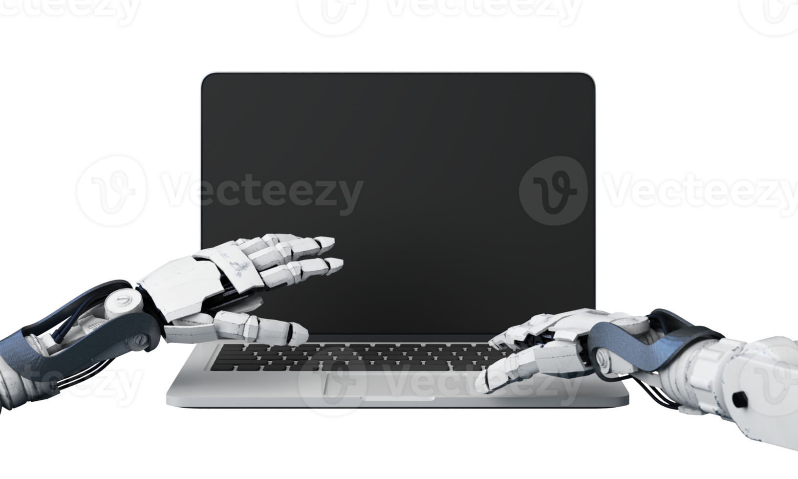 Artificial intelligence web banner. of a processor chip. The process of data processing. Developments in modern technologies. Microcircuits on neon glowing background. 3D rendering png