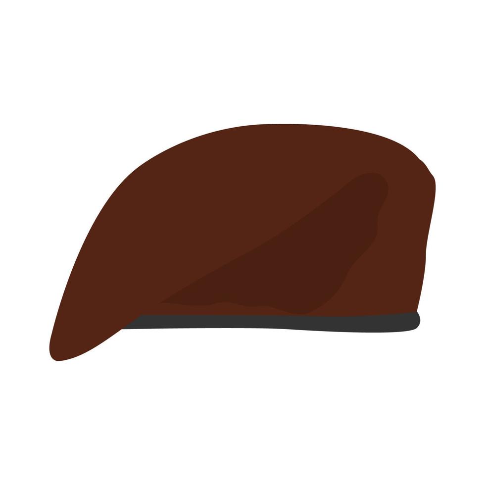 Boy scout beret hat logo vector