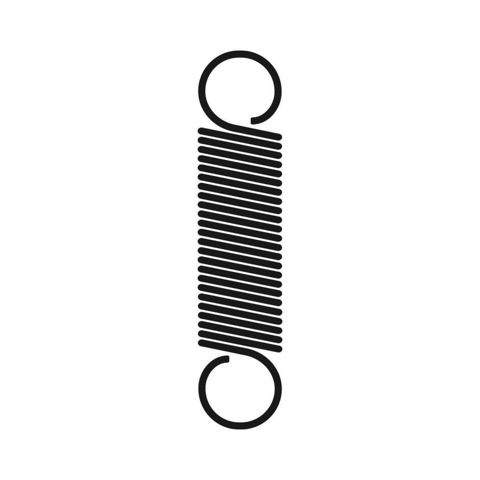 metal spring vector icon