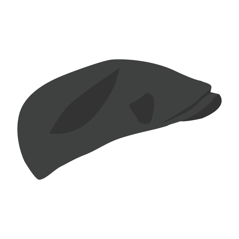 flat hat logo vector