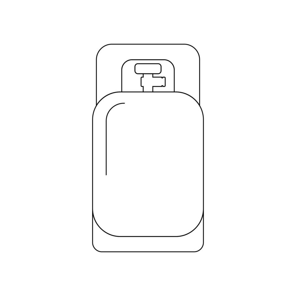 Gas Cylinder Icon vector