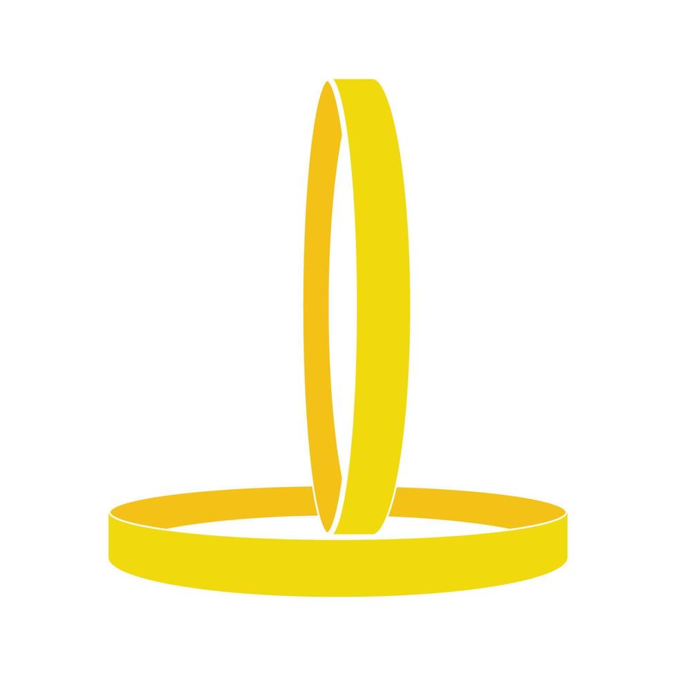 wedding ring icon vector