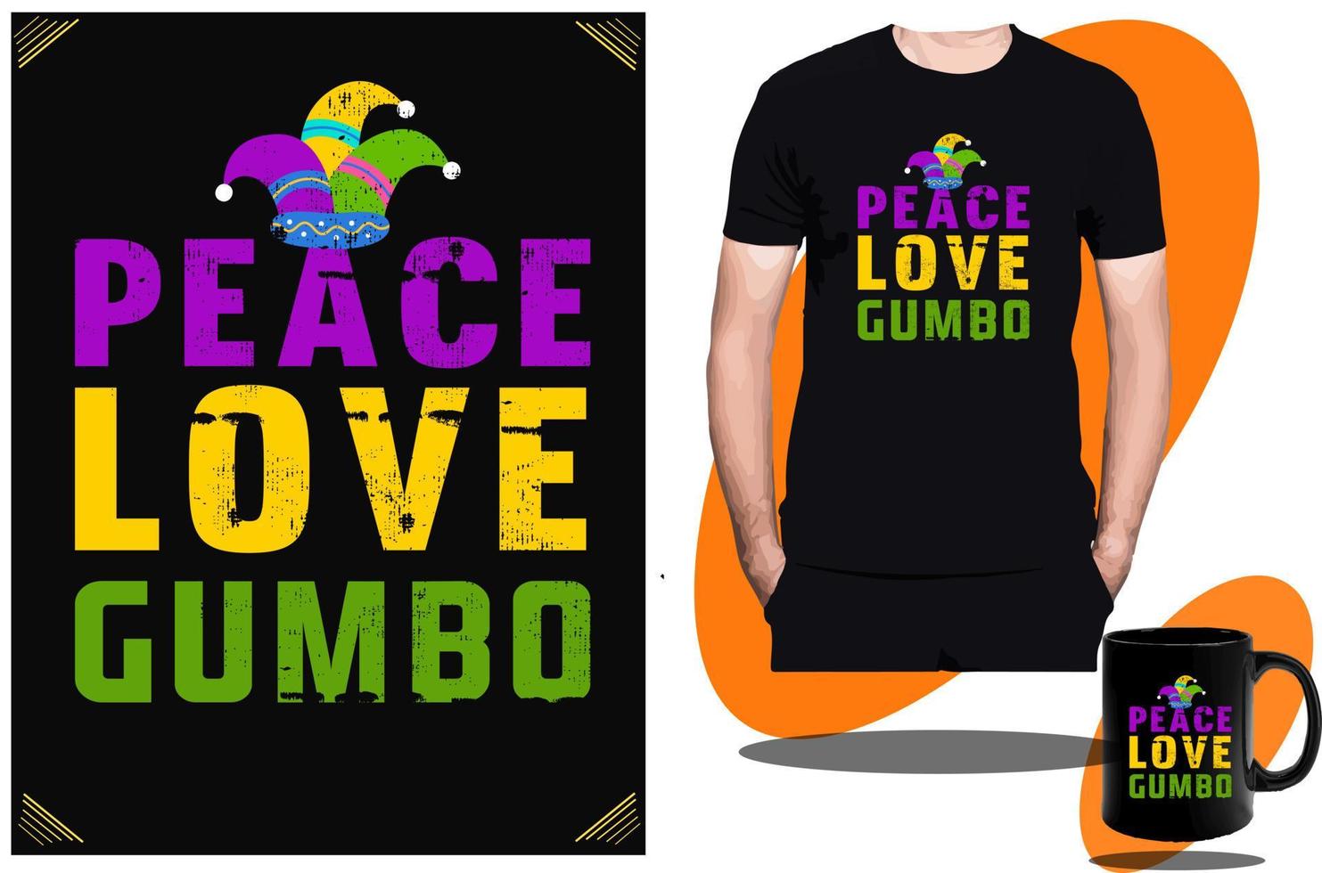 Mardi Gras 2023 and Mardi Gras Party, Flag, Craw, T shirt design or Template. vector