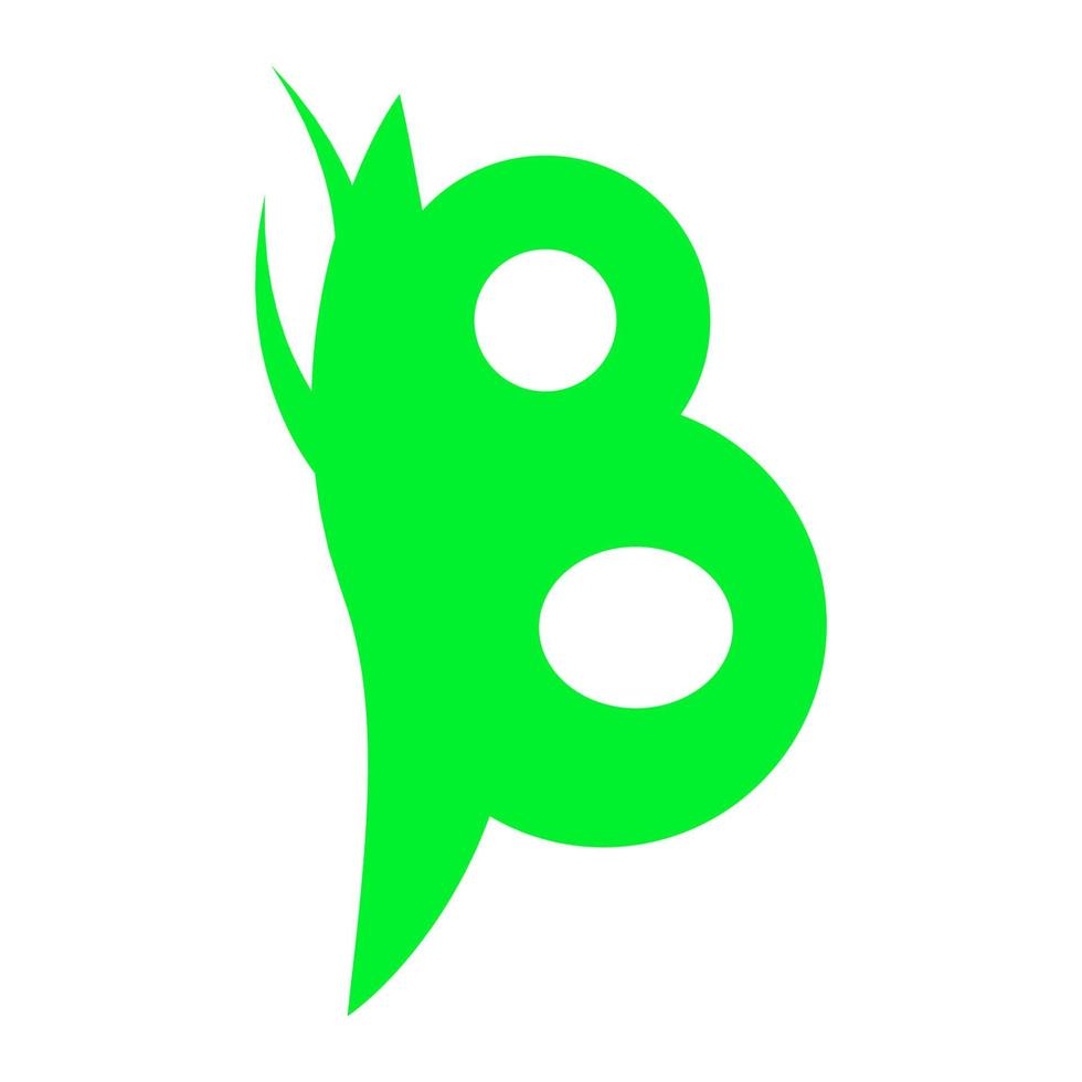 letter b logo illustration vector