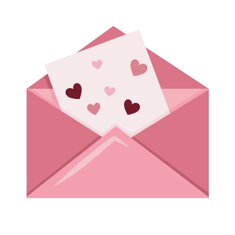 Isolated sticker for Valentine's Day on a transparent background. Love symbol. png