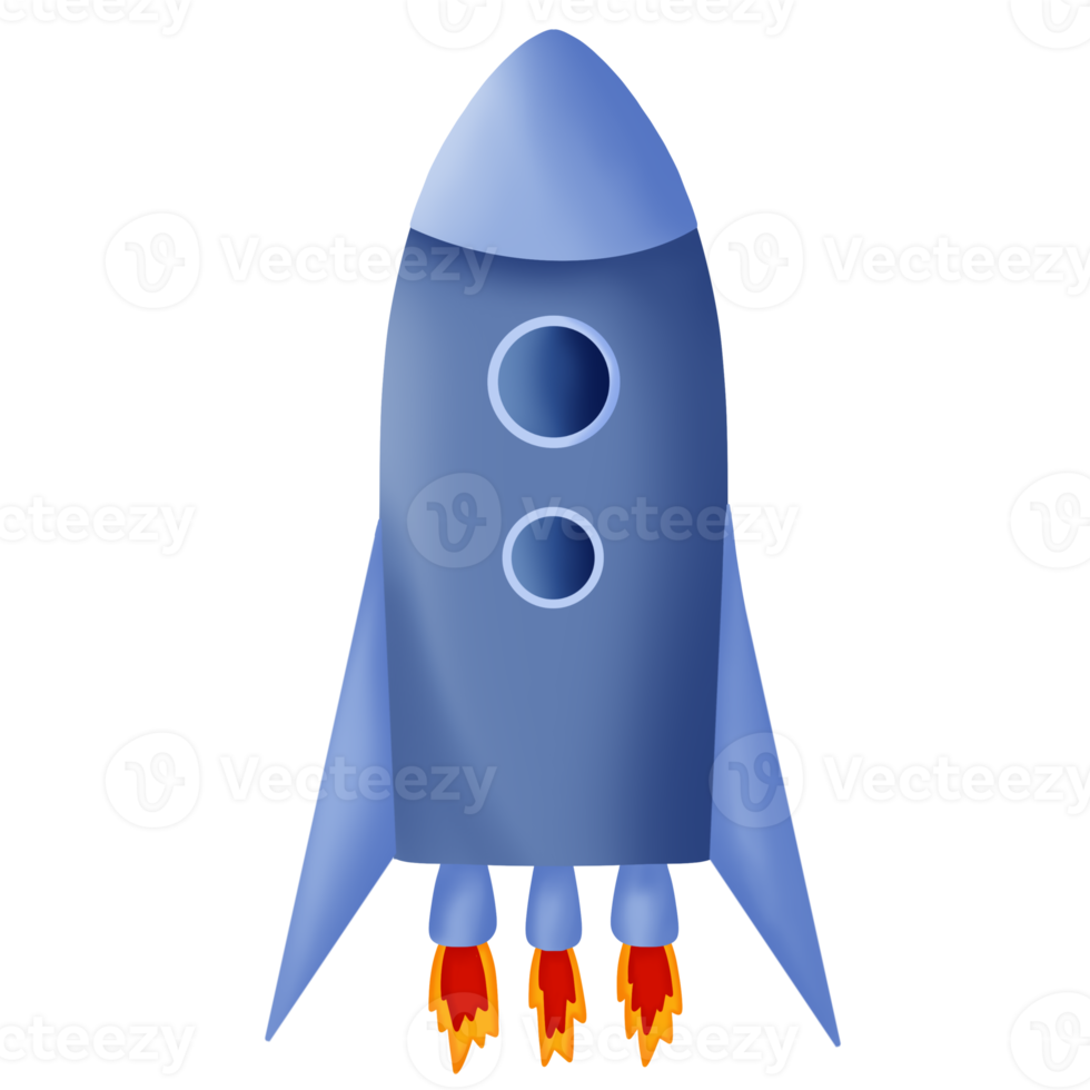 fusée voler vers la lune png