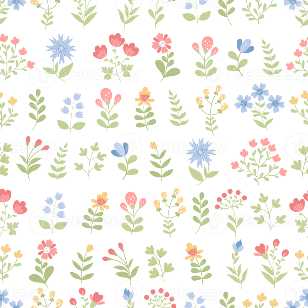 Floral seamless pattern png