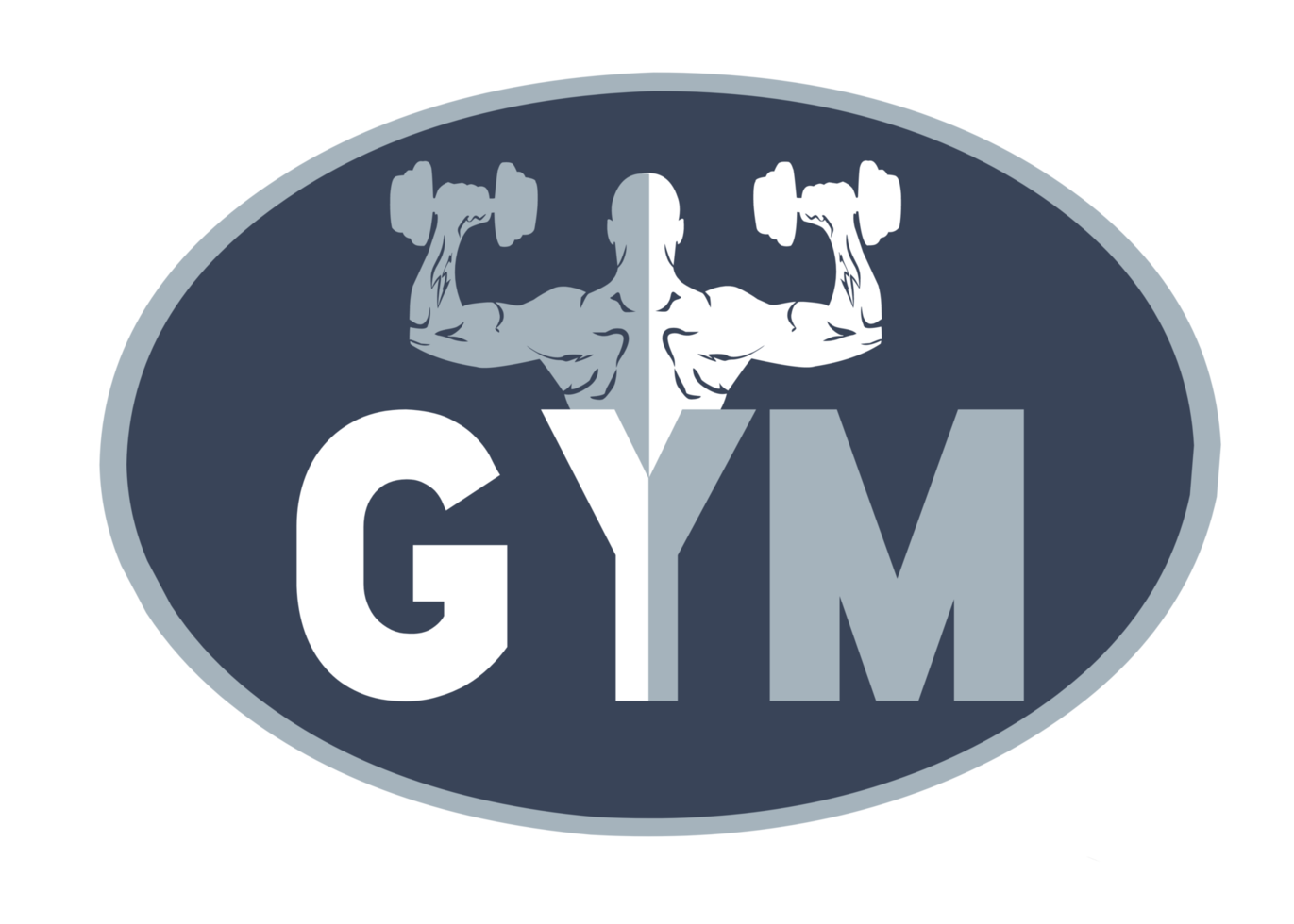 Fitness and gym logo png