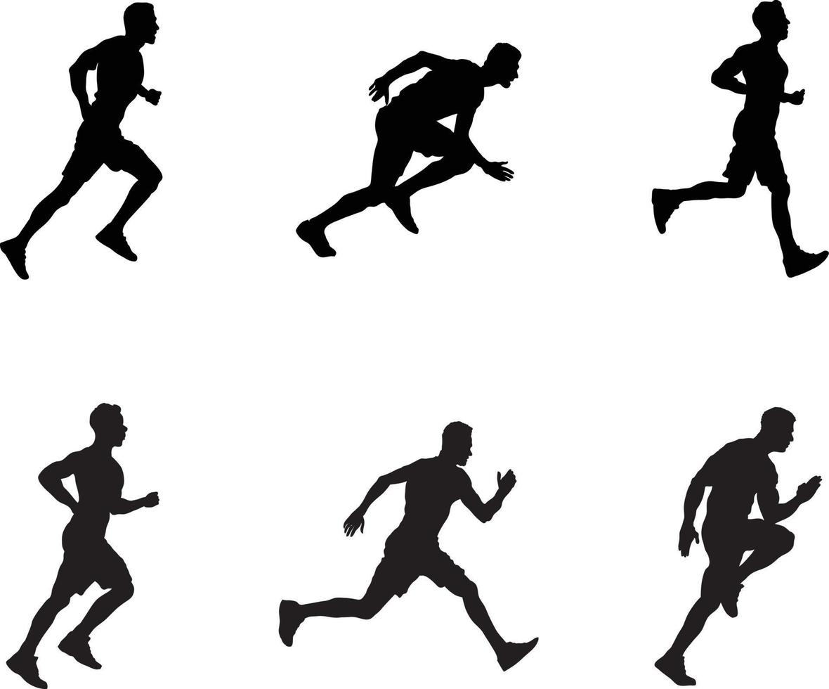 A vector collection of runners for artwork compositions.