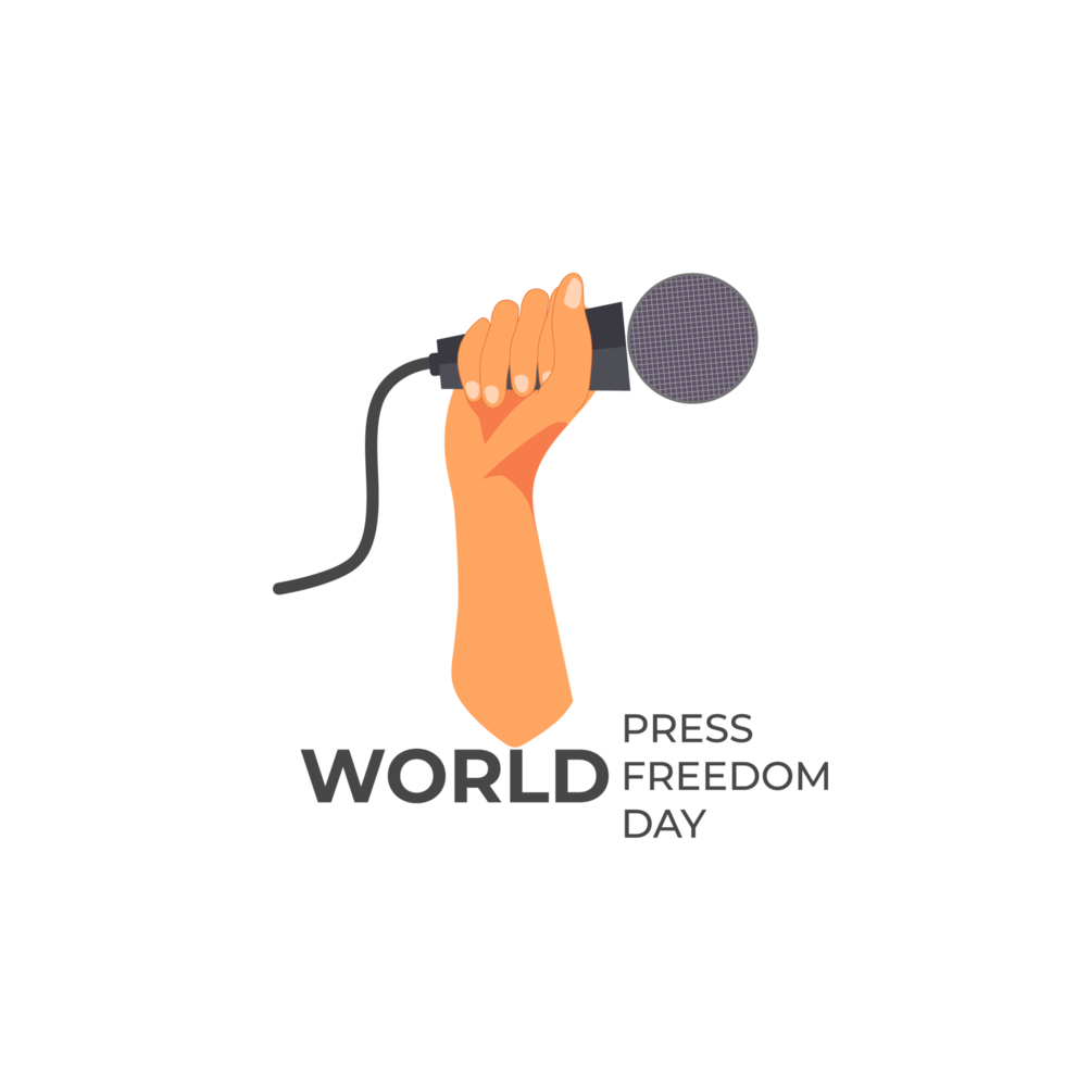 world press freedom day may 3rd  and text simple design png