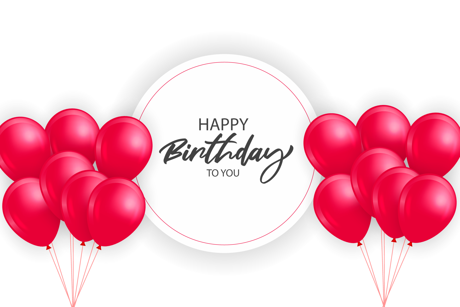 Free Happy Birthday background with frame use for Greeting card, poster  template, party invitation layout 18795626 PNG with Transparent Background