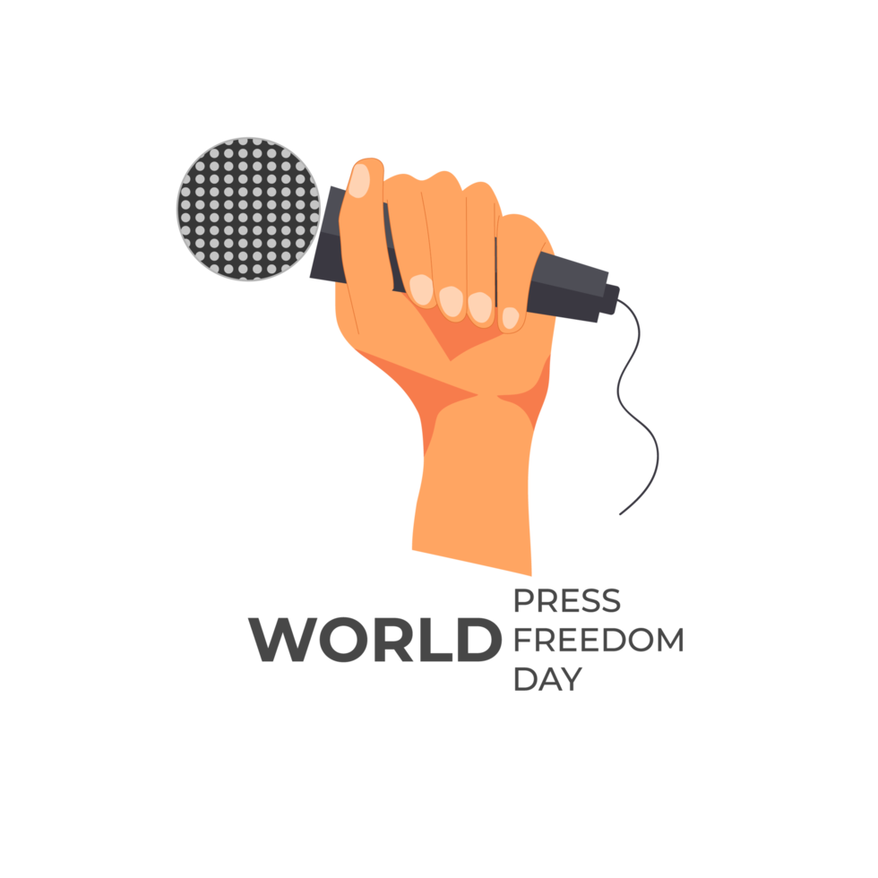 world press freedom day may 3rd  and text simple design png