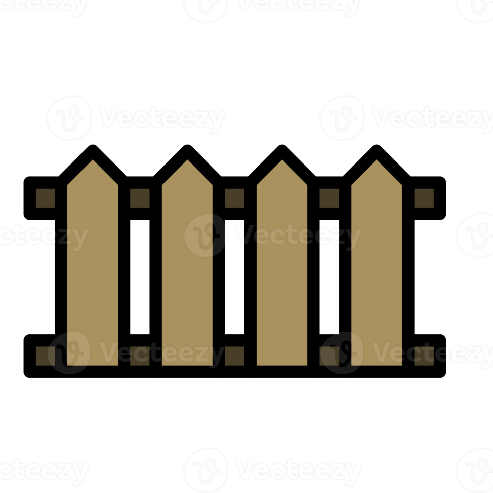 icône de clôture en bois png