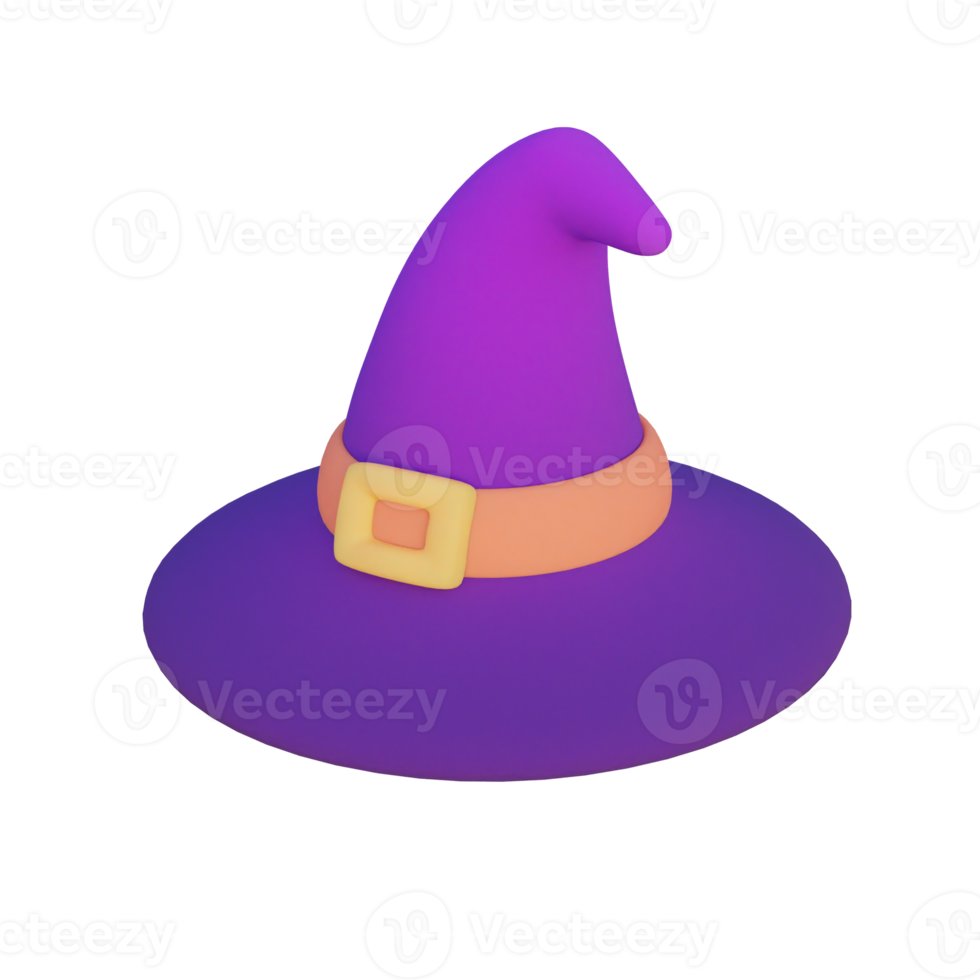 sombrero de bruja de halloween png