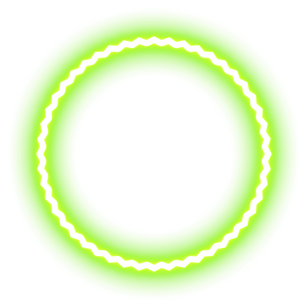 Neon Glowing Shape png