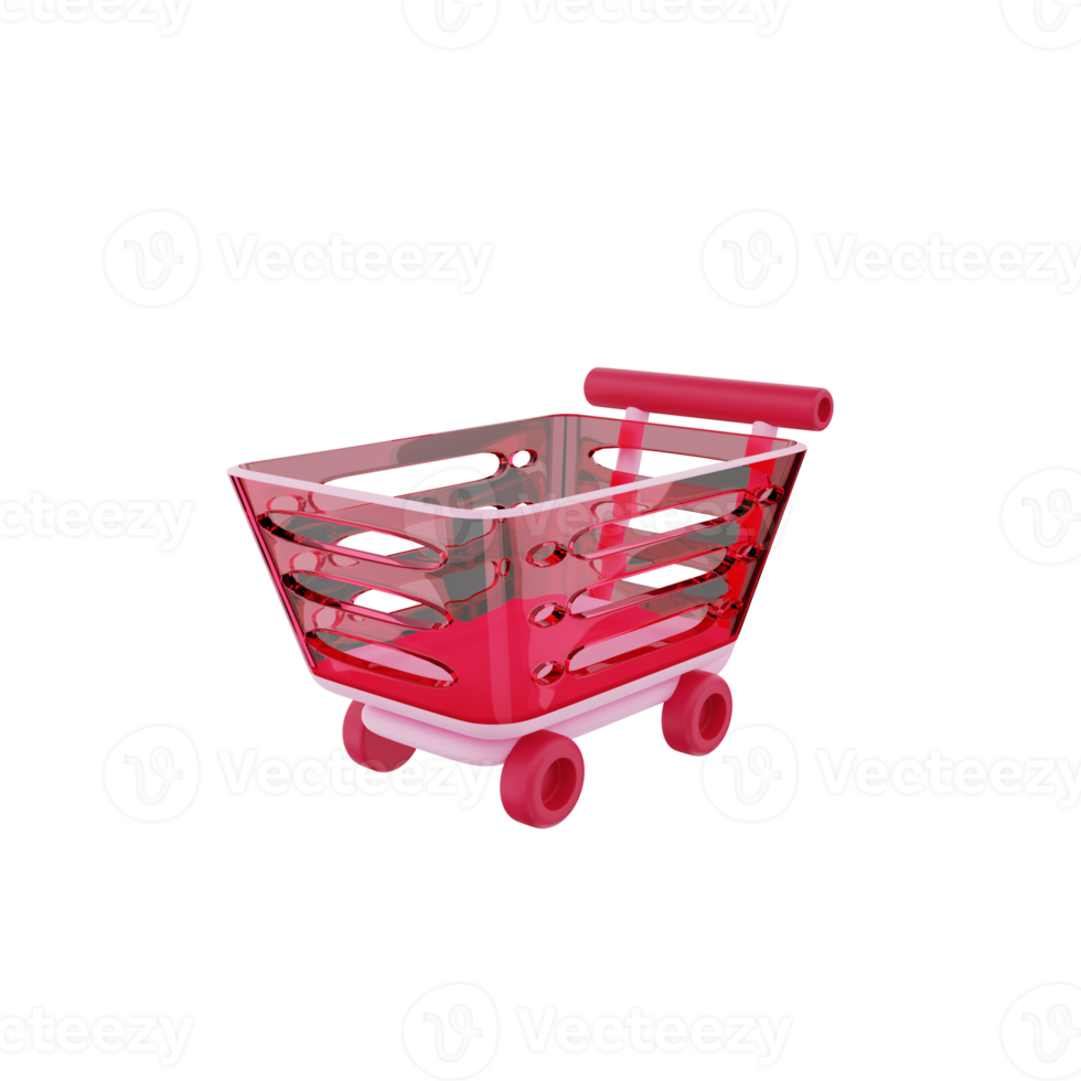 3d render icon ecommerce illustration png