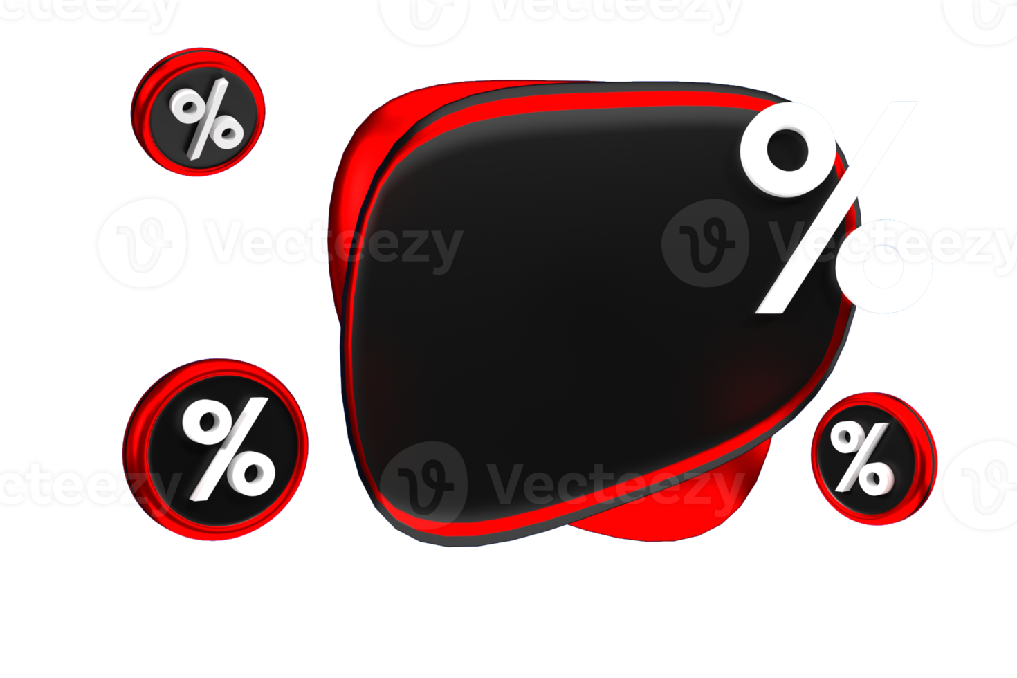 3d framställa märka mega erbjudande försäljning 3d illustration med megafon och element design på gul bakgrund lätt till använda sig av för befordran png