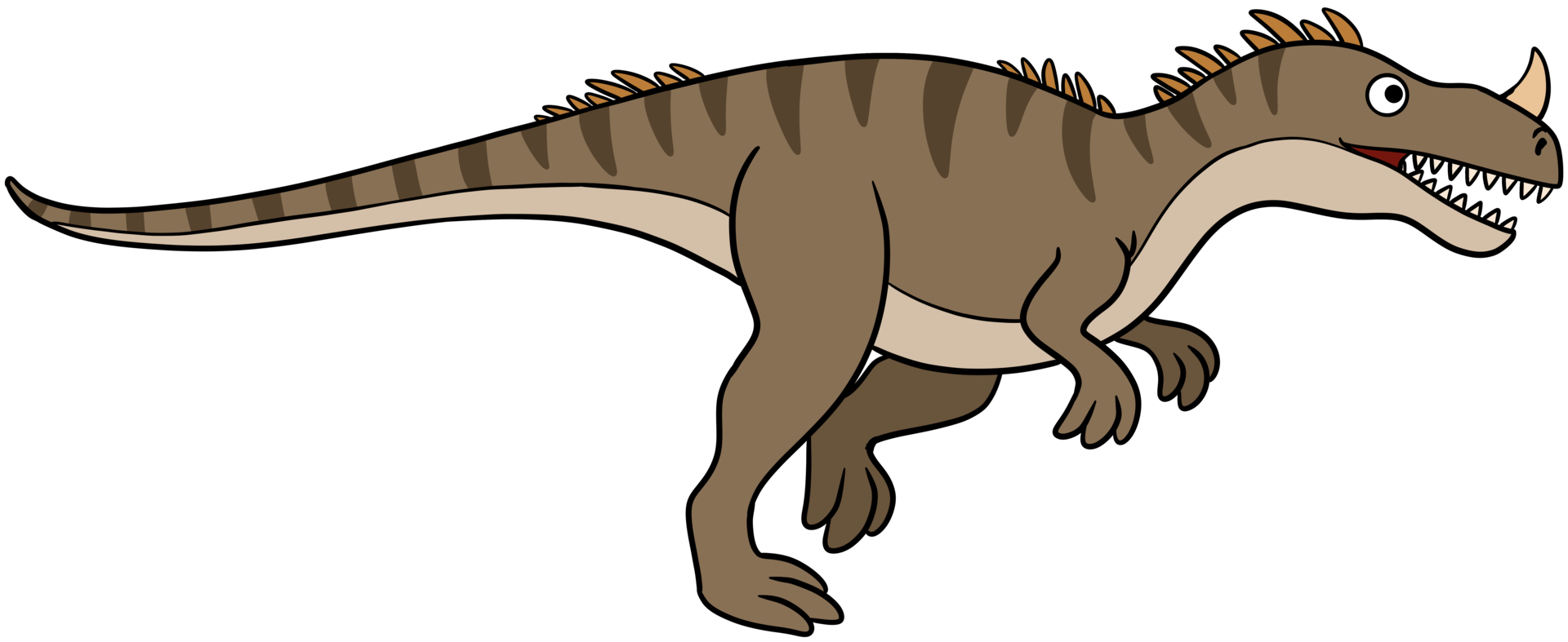 dinosaur cartoon outline illustration colorful png