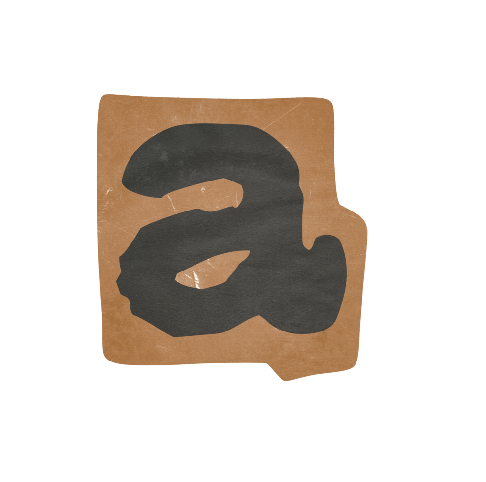 Vintage typewriter alphabet Letter A png