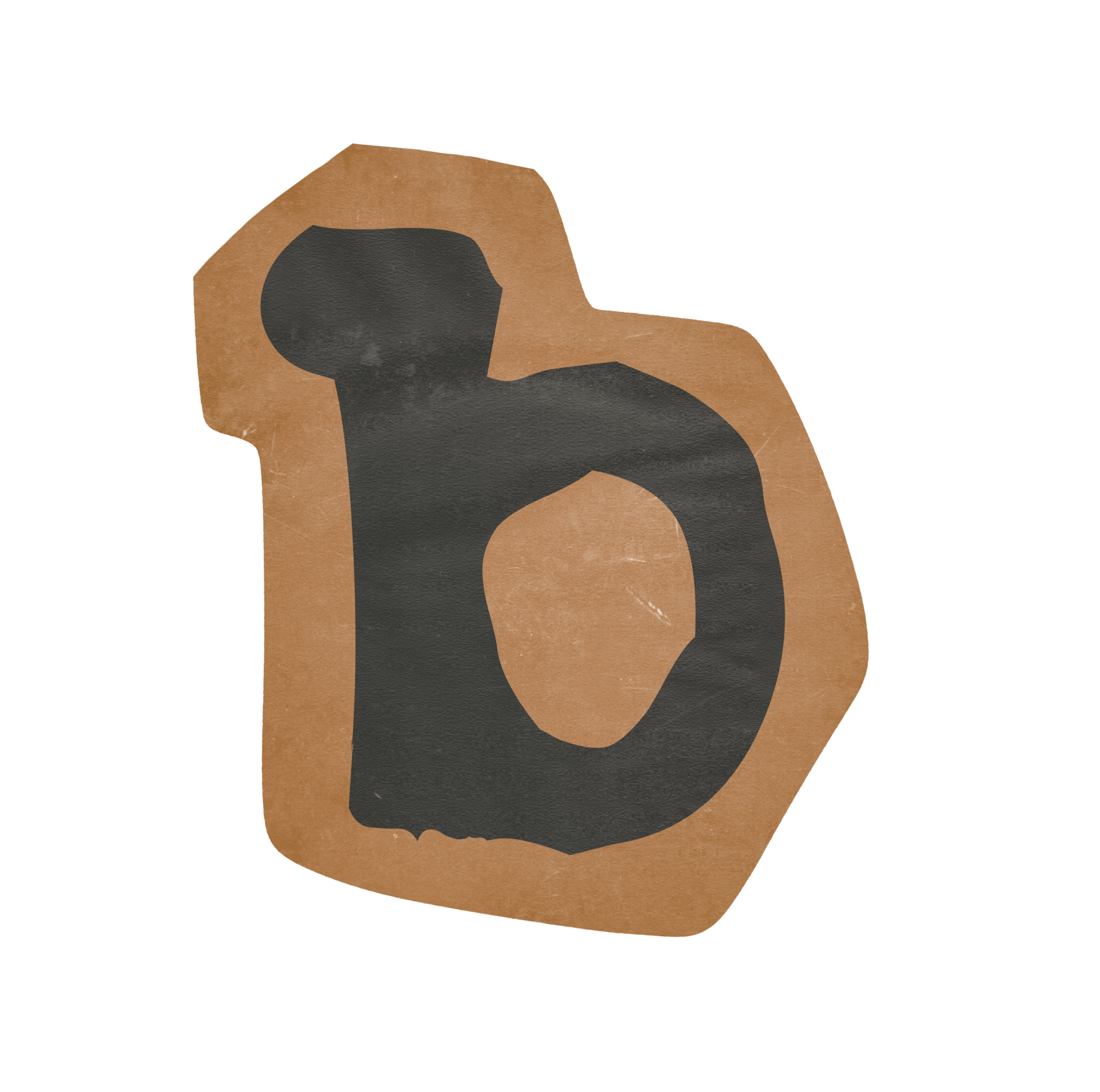 Vintage typewriter alphabet Letter B 18796692 PNG