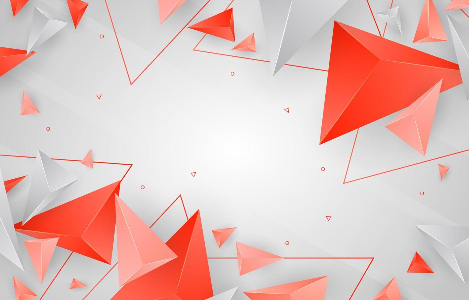 fondo triangular abstracto moderno vector