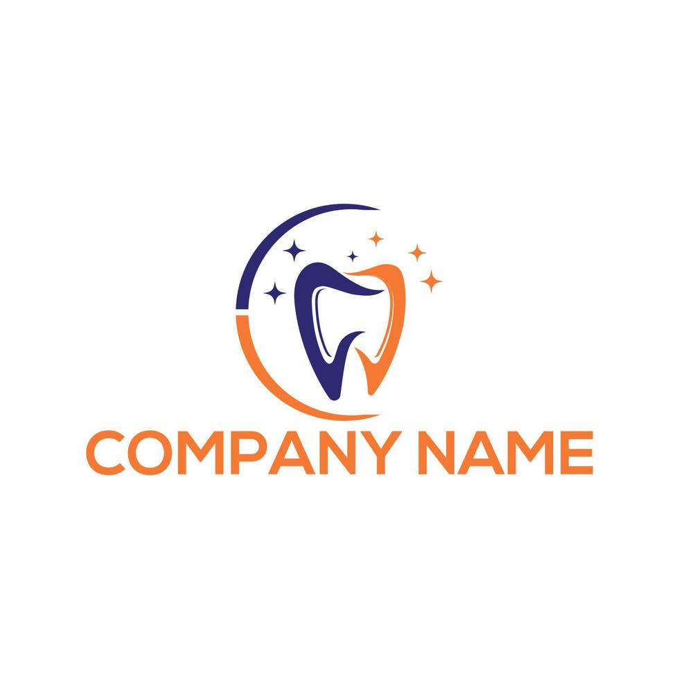 Dental logo with vector format.