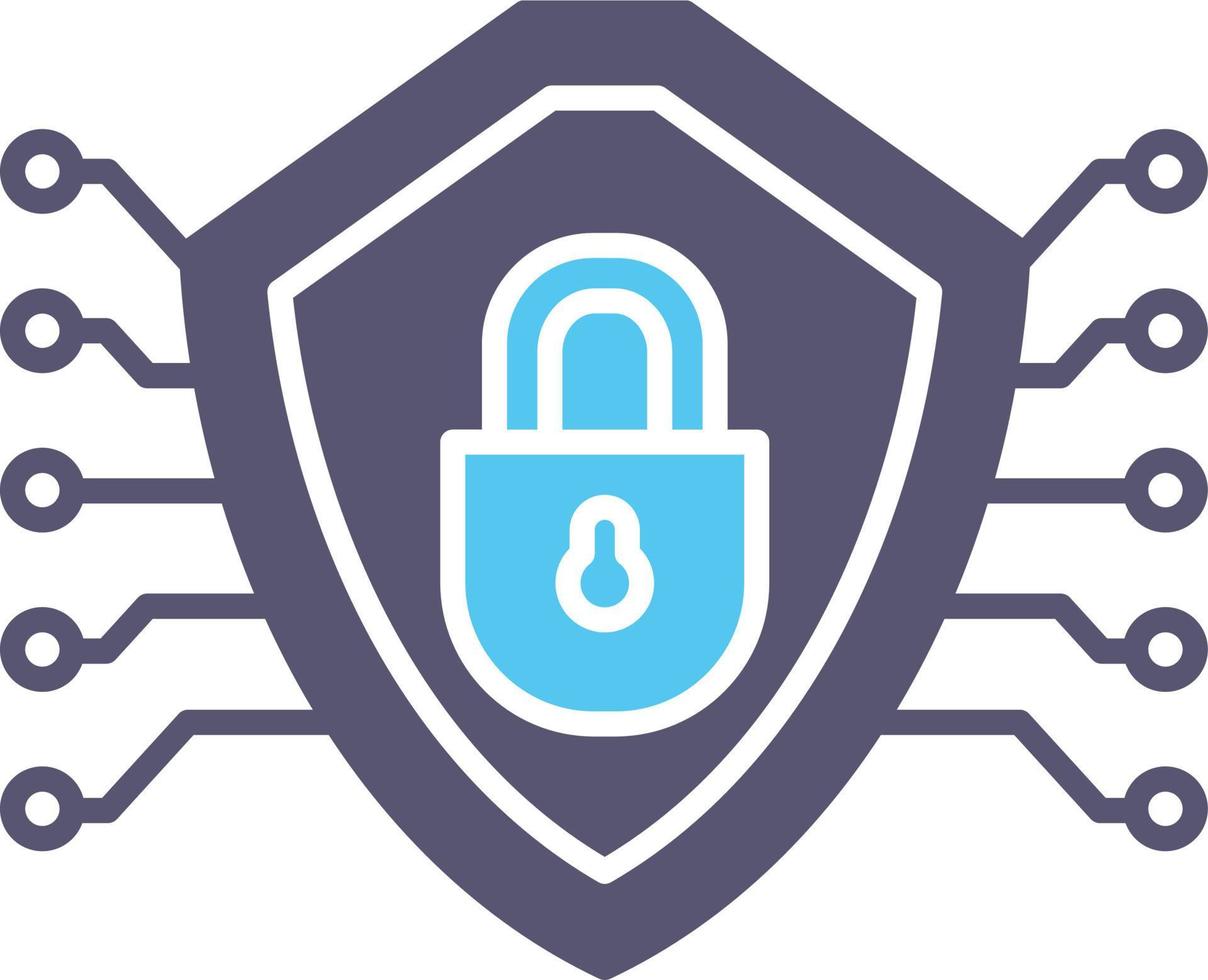 Cyber Security Vector Icon