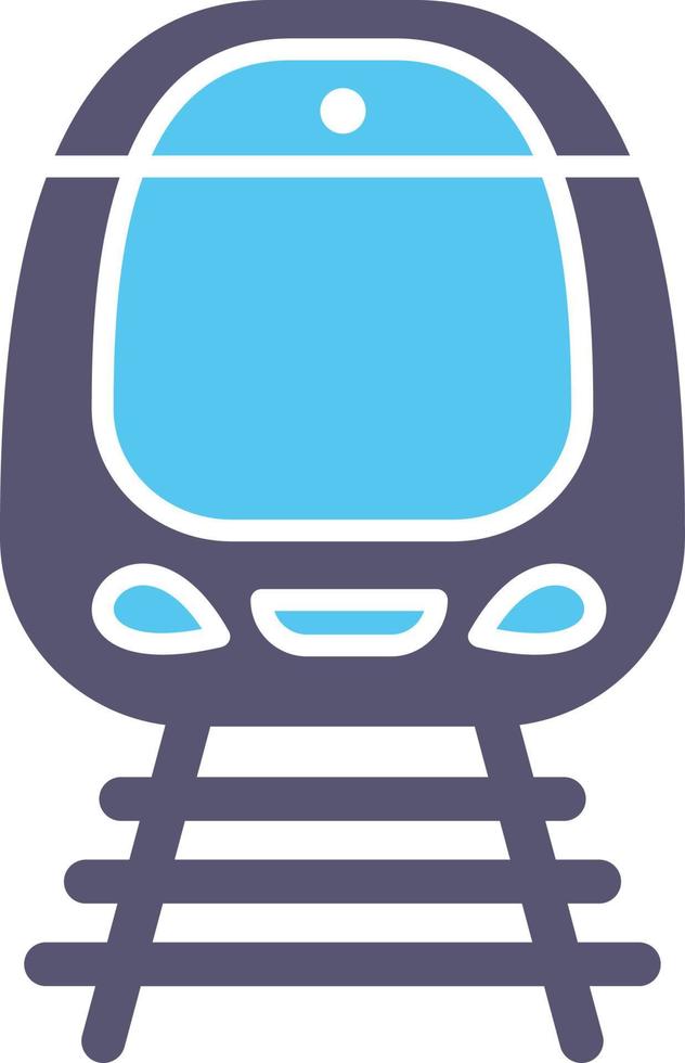 icono de vector de tren