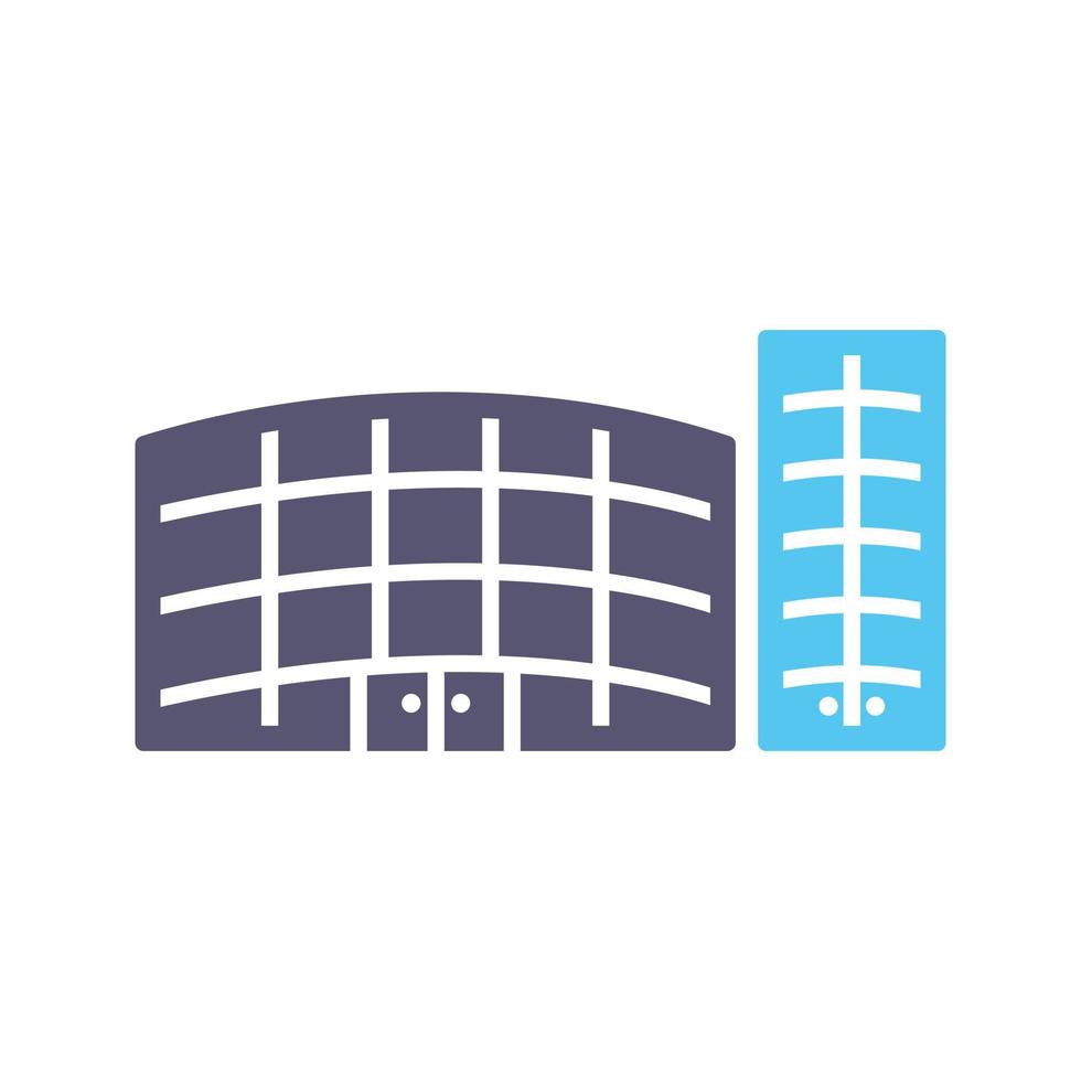 Unique Shopping Mall Vector Icon