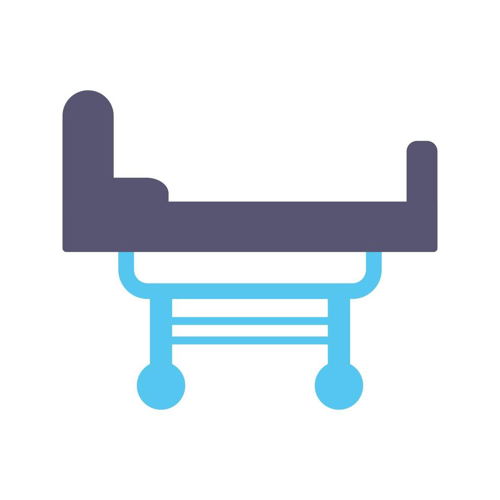 Hospital Bed Vector Icon