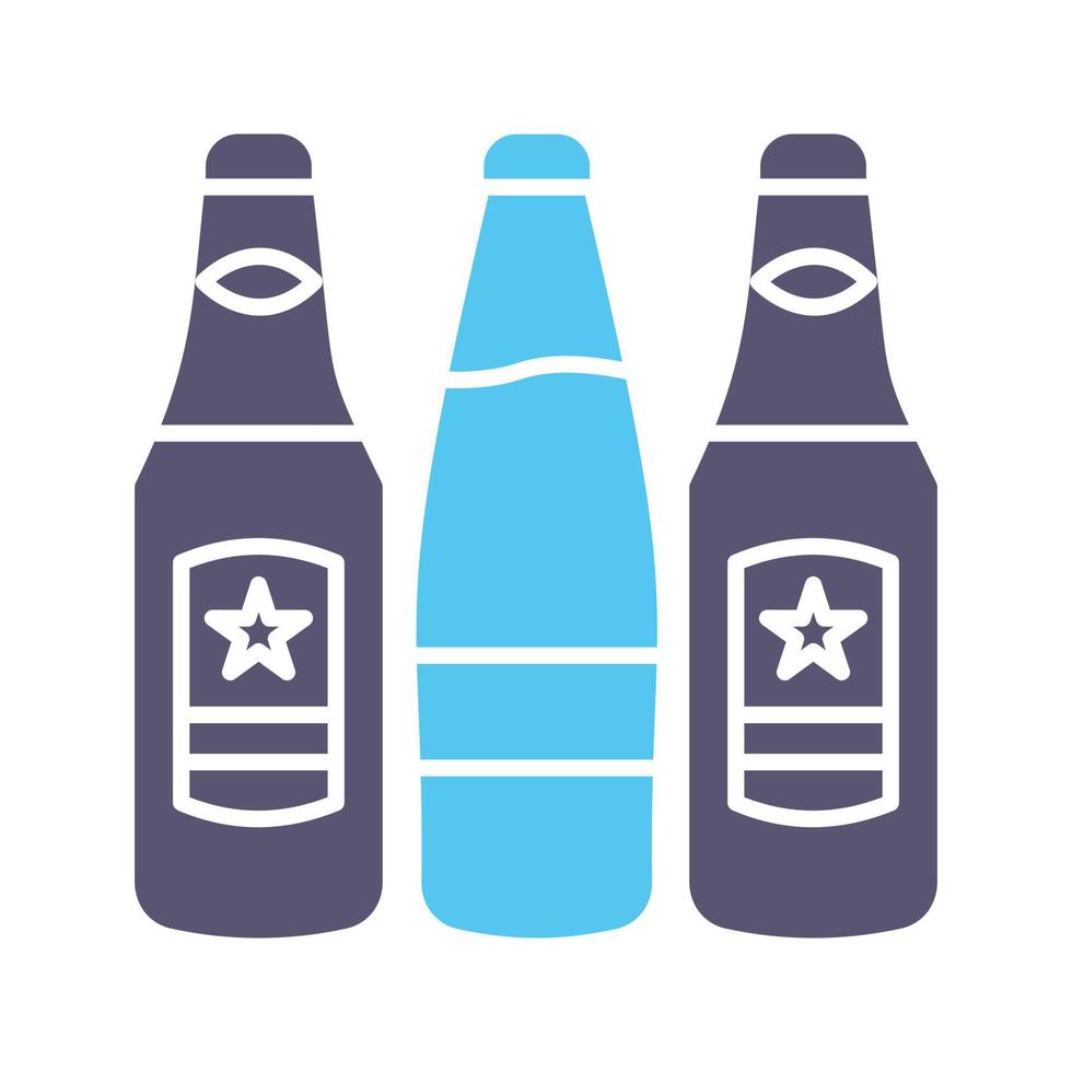 Beer Bottles Vector Icon