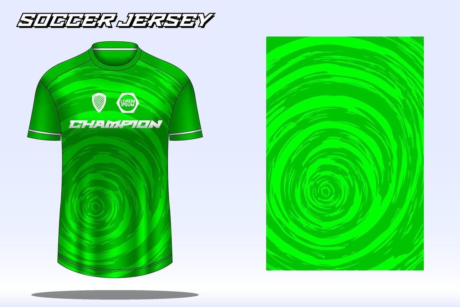 maqueta de diseño de camiseta deportiva de camiseta de fútbol para club de fútbol vector