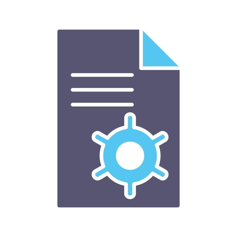 Unique Content Management Vector Icon
